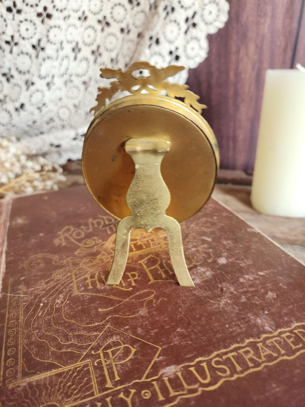 Vintage 1960s Ornate Baroque Gold Frame
