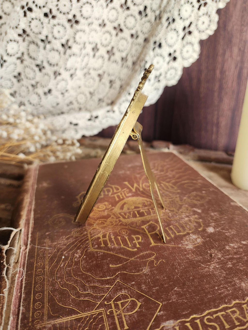 Vintage 1960s Ornate Baroque Gold Frame