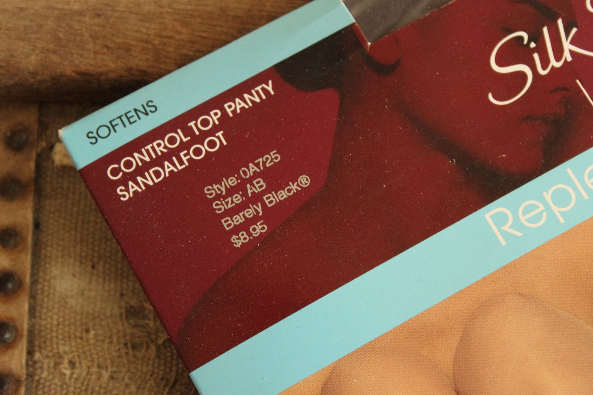 Vintage 1990s 2000s Pantyhose, New Hanes Barely Black, Size A-B