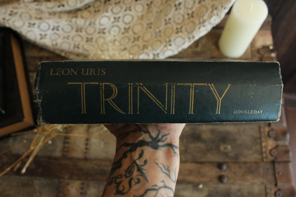 Vintage 1970s Book, "Trinity" by Leon Uris, Doubleday & Co