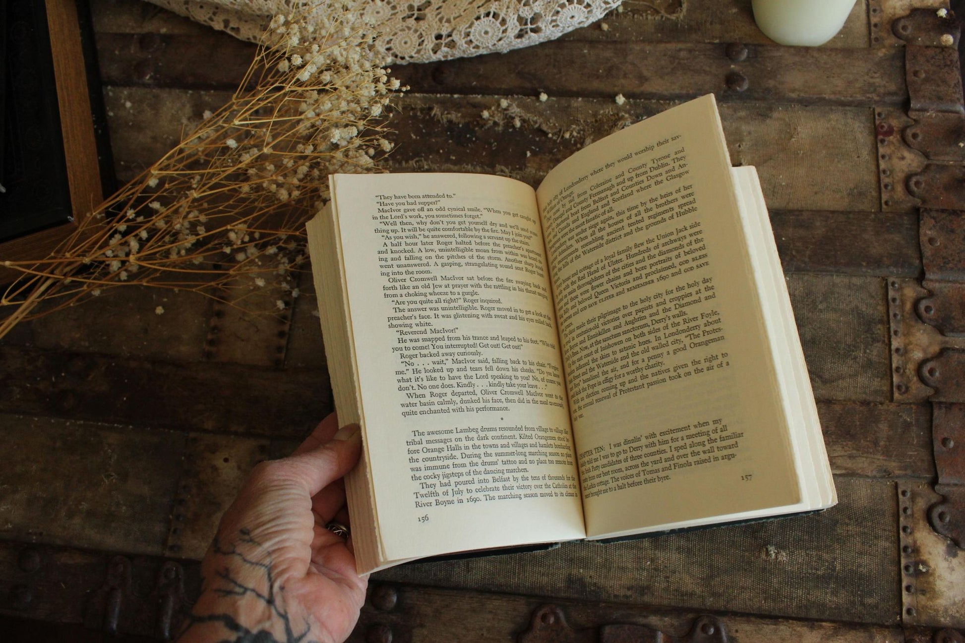 Vintage 1970s Book, "Trinity" by Leon Uris, Doubleday & Co