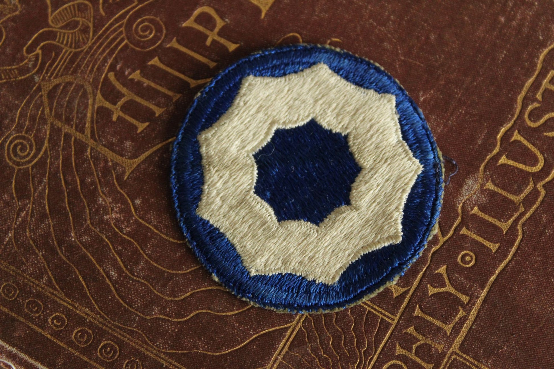 Vintage 1940s Army Embroidered Patch