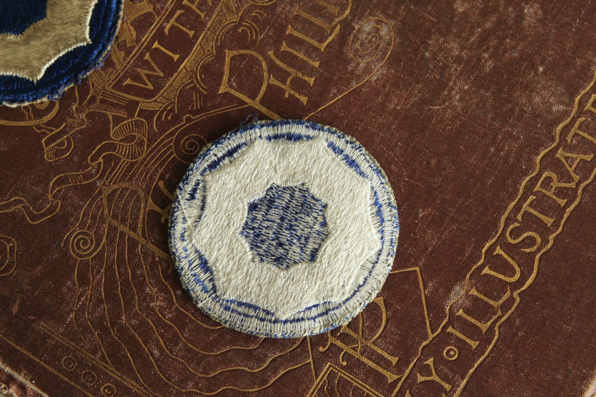 Vintage 1940s Army Embroidered Patch
