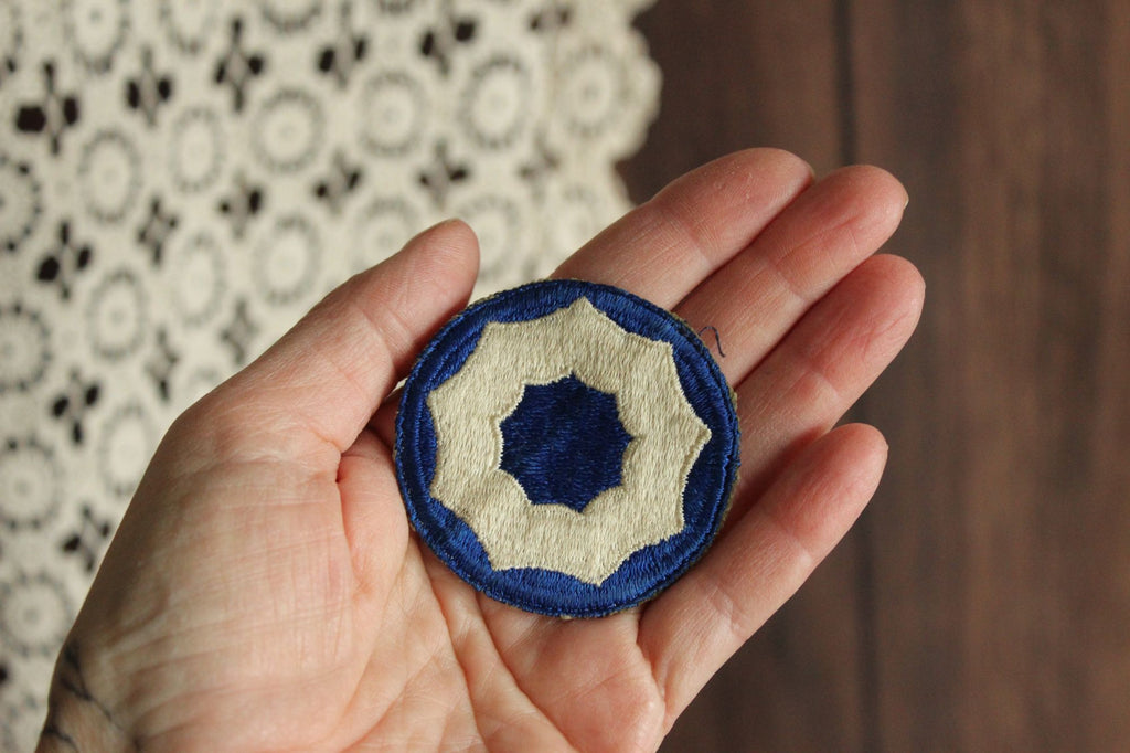 Vintage 1940s Army Embroidered Patch