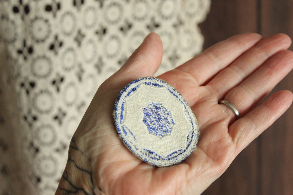 Vintage 1940s Army Embroidered Patch