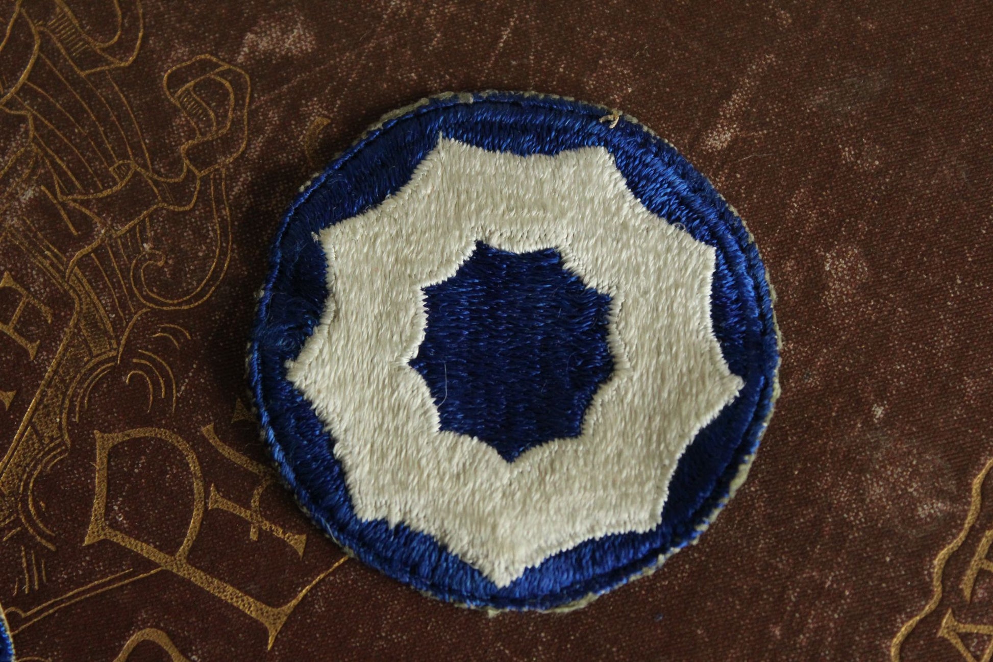 Vintage 1940s Army Embroidered Patch