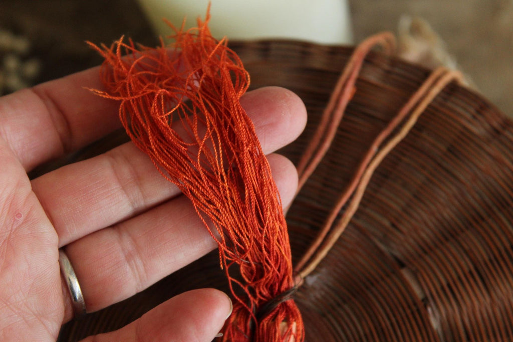 Vintage 1900s Chinese Woven Wicker Sewing Basket