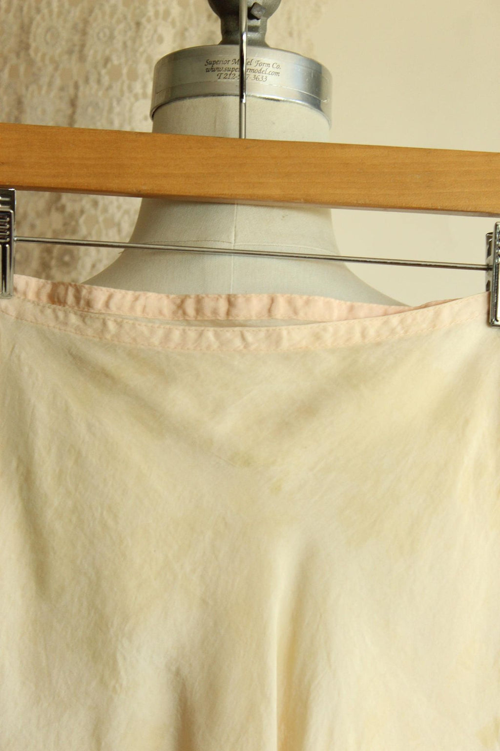 Vintage 1930s 1940s Tap Pant in Blush Ivory Silk