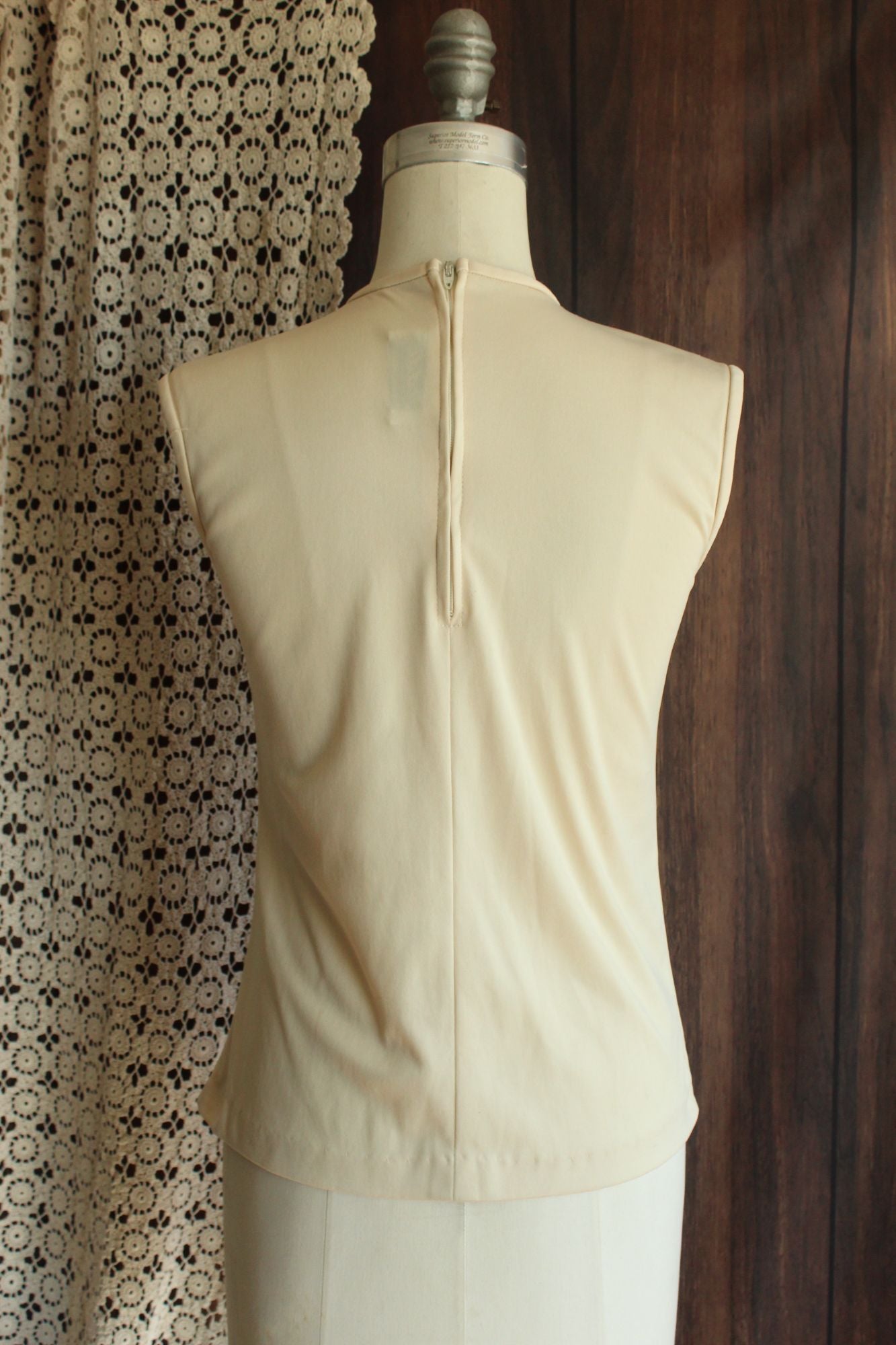 Vintage 1970s 1980s Teddi Sleeveless Top