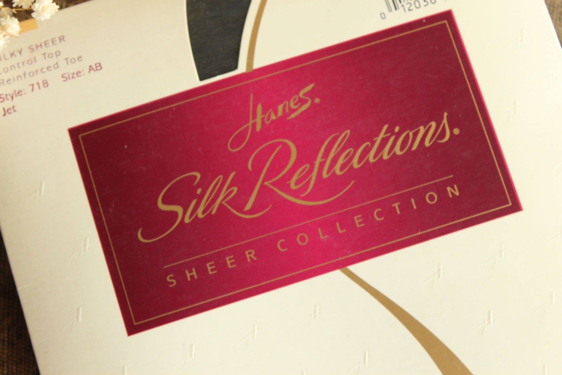 Vintage 1990s 2000s Pantyhose, New, Hanes Jet Black, Size A-B