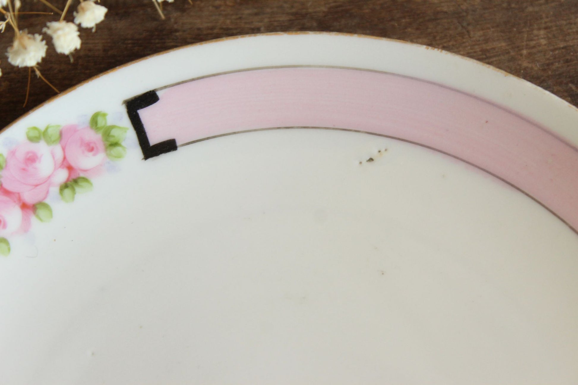 Antique Rising Sun Nippon Bread Plate