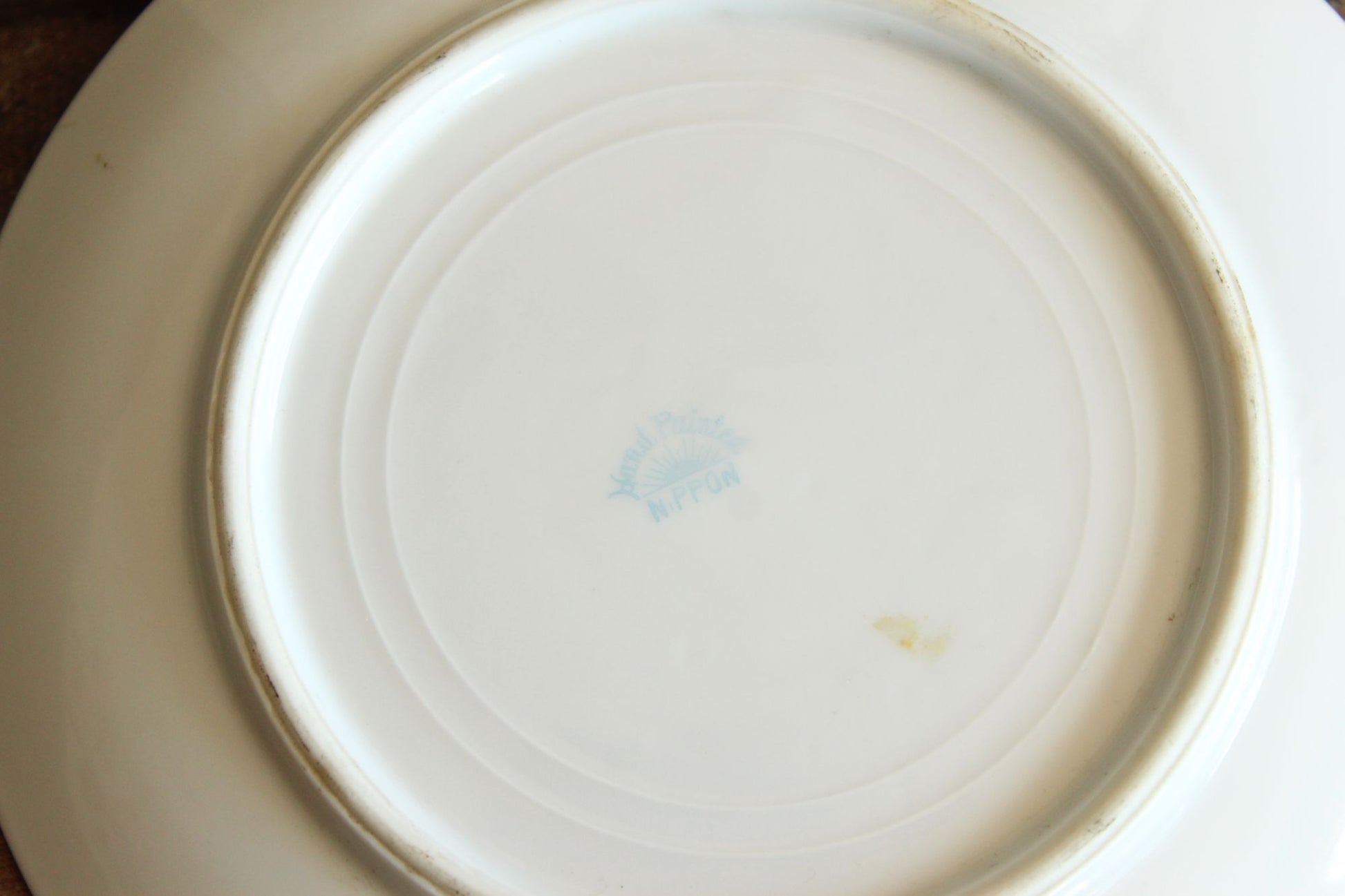 Antique Rising Sun Nippon Bread Plate