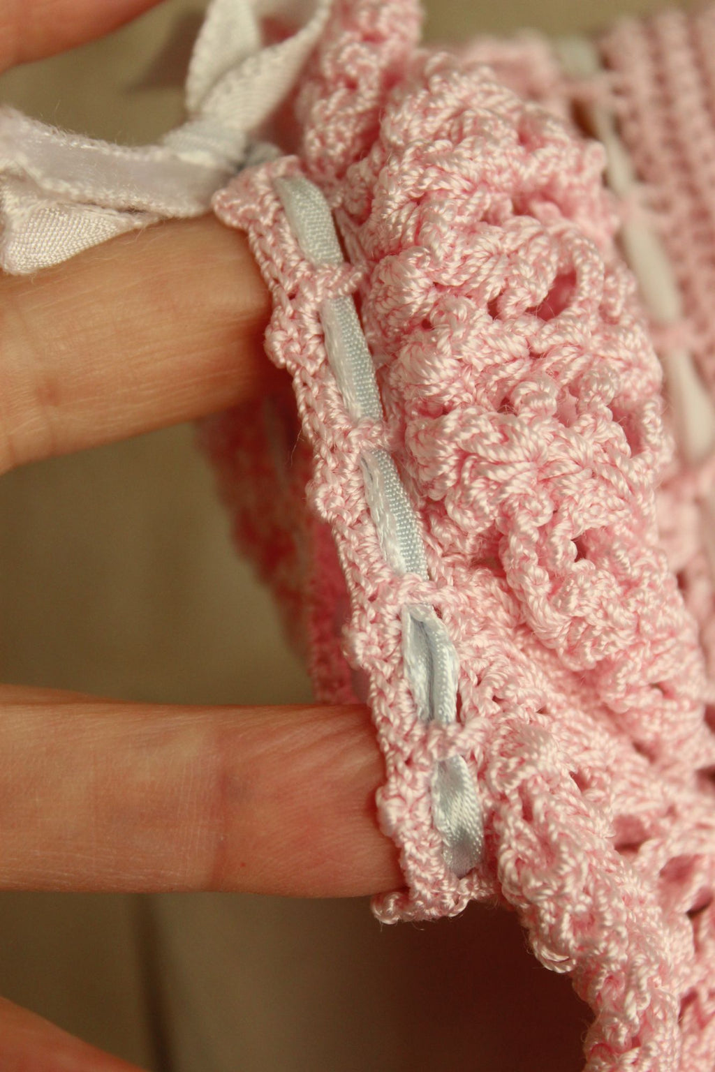 Vintage Pink Little Girls Frock