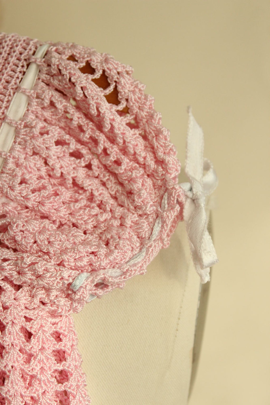 Vintage Pink Little Girls Frock