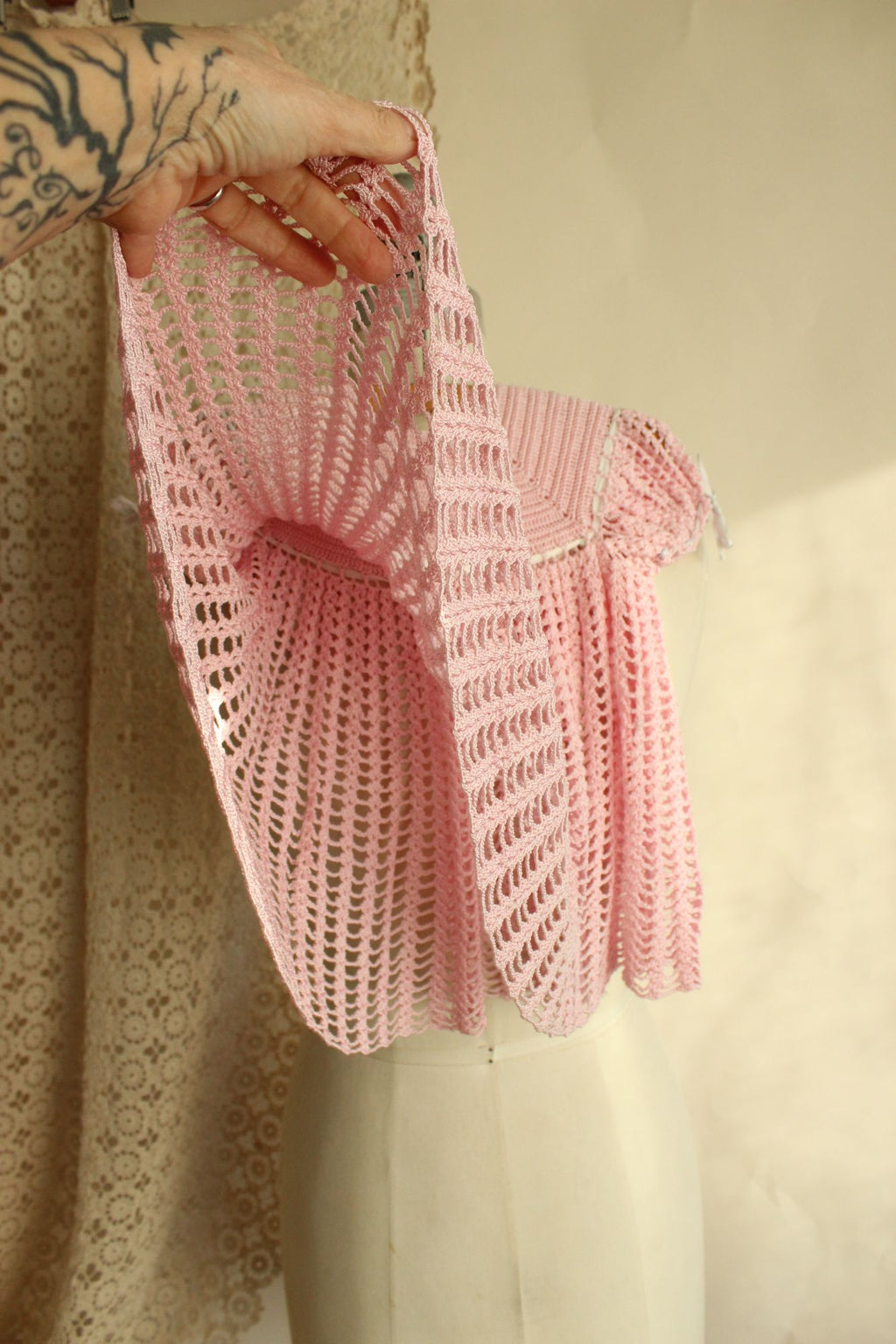 Vintage Pink Little Girls Frock