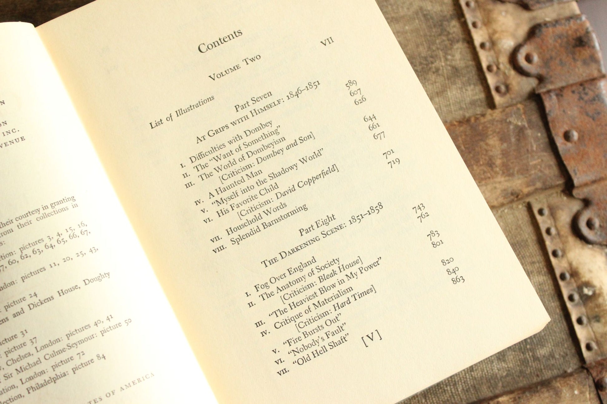 Vintage 1950s Book, "Charles Dickens, His Tragedy and Triumph" Volume Two, by Edgard Johnson