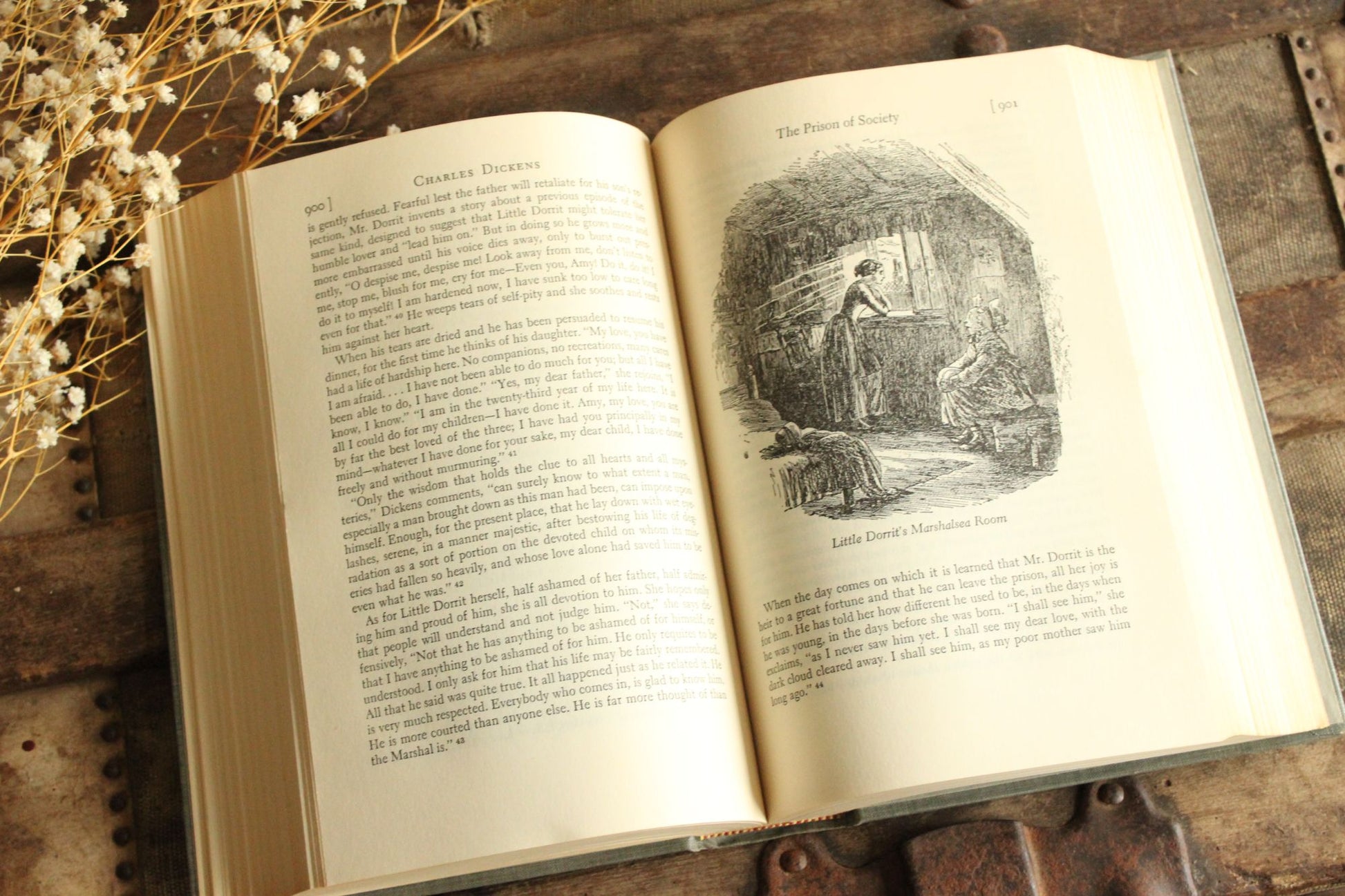 Vintage 1950s Book, "Charles Dickens, His Tragedy and Triumph" Volume Two, by Edgard Johnson