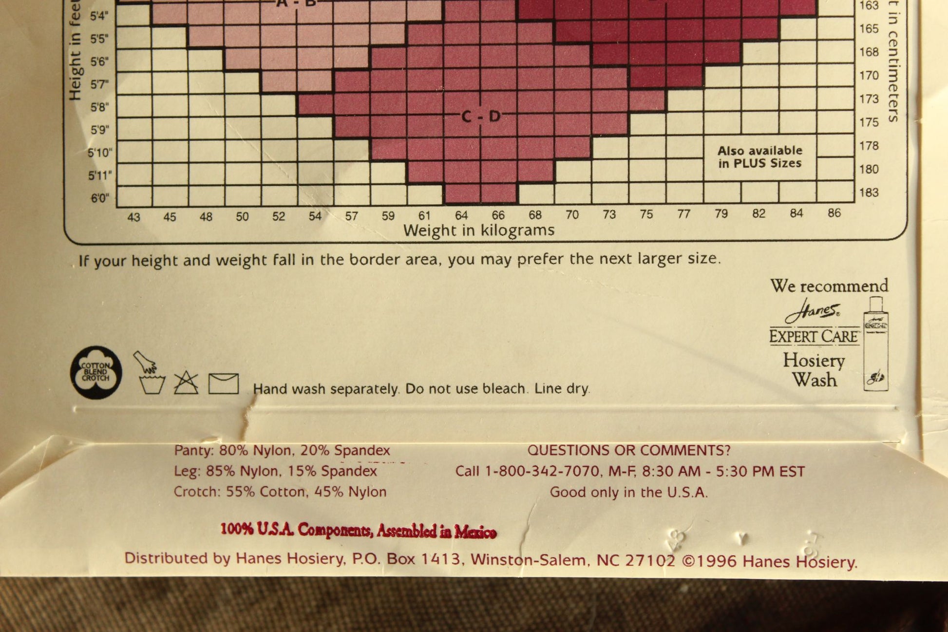 Vintage 1990s 2000s  New Hanes Classic Navy, Size A-B Pantyhose