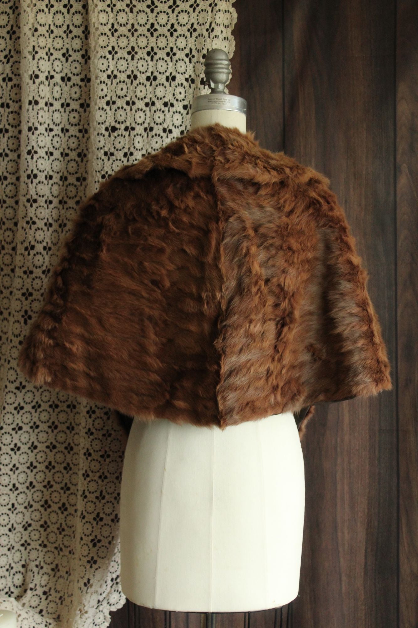 Vintage 1950s Genuine Fur Wrap