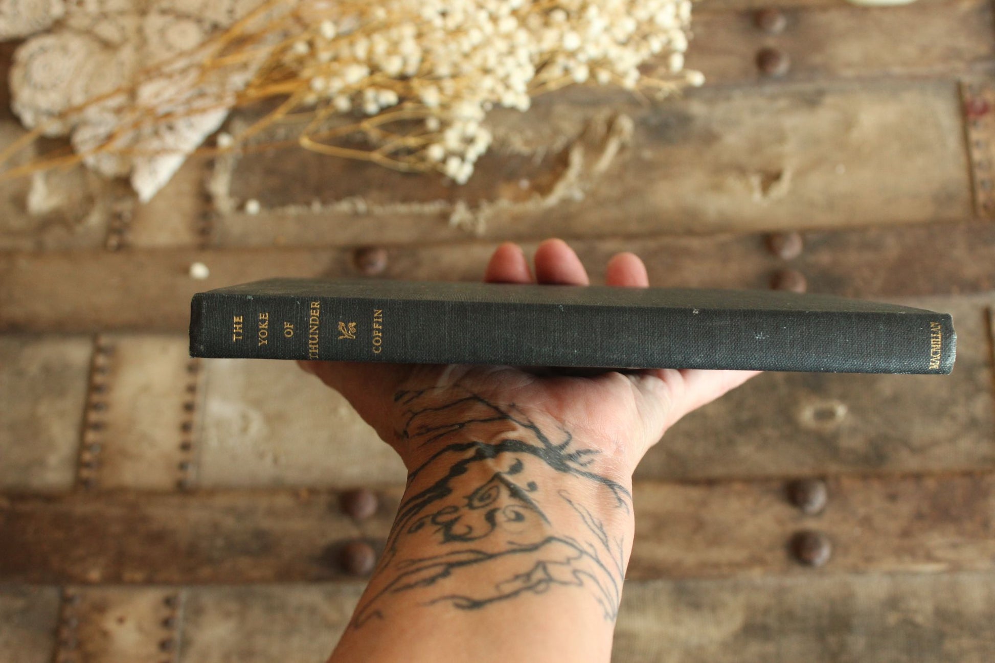 Vintage 1930s Poetry Book, "The Yoke of Thunder" by Robert P. Tristram Coffin