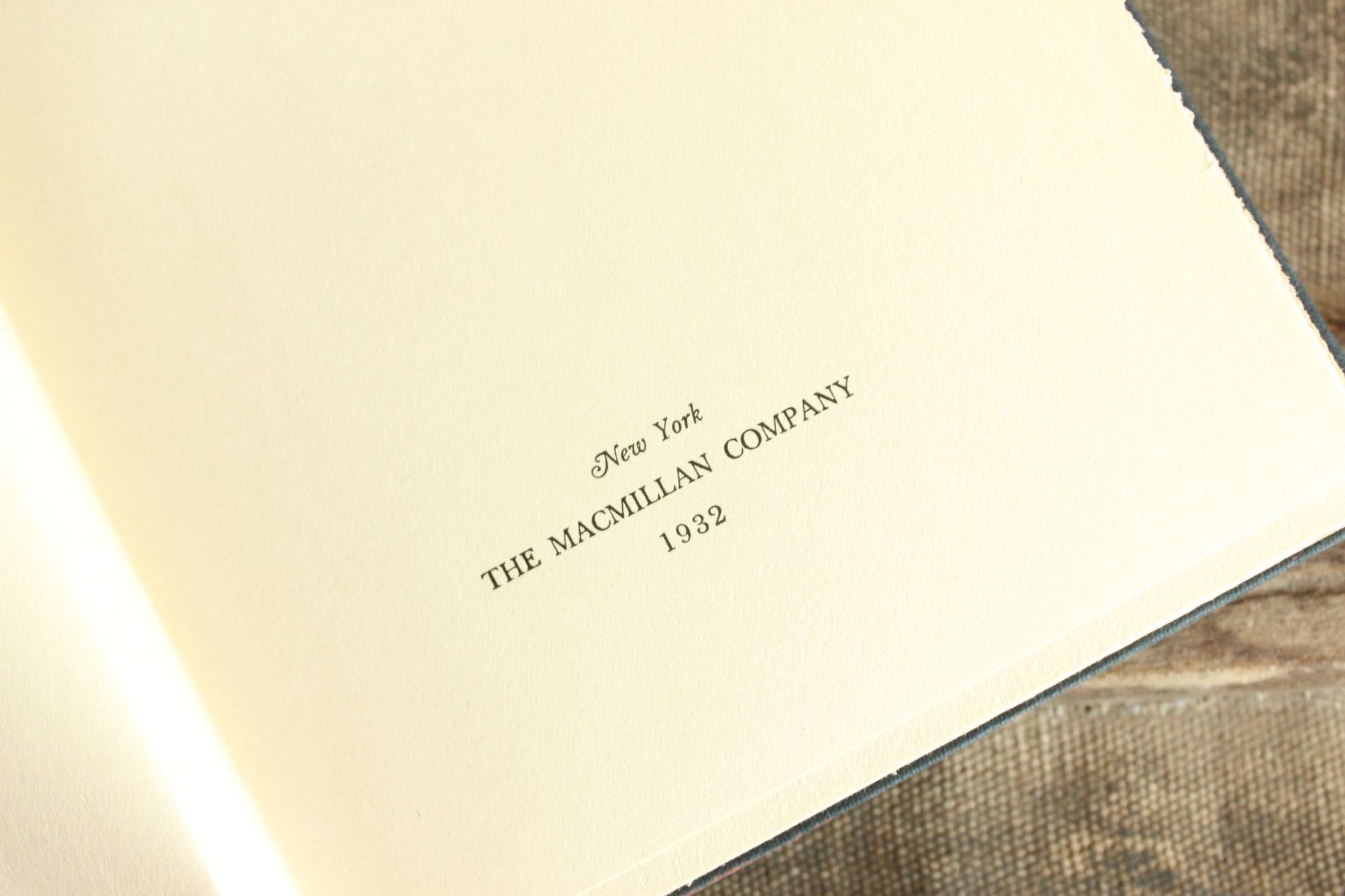 Vintage 1930s Poetry Book, "The Yoke of Thunder" by Robert P. Tristram Coffin