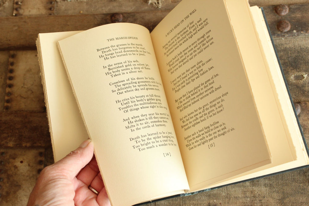 Vintage 1930s Poetry Book, "The Yoke of Thunder" by Robert P. Tristram Coffin