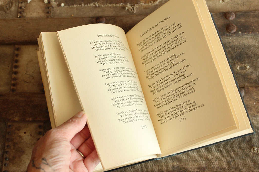 Vintage 1930s Poetry Book, "The Yoke of Thunder" by Robert P. Tristram Coffin