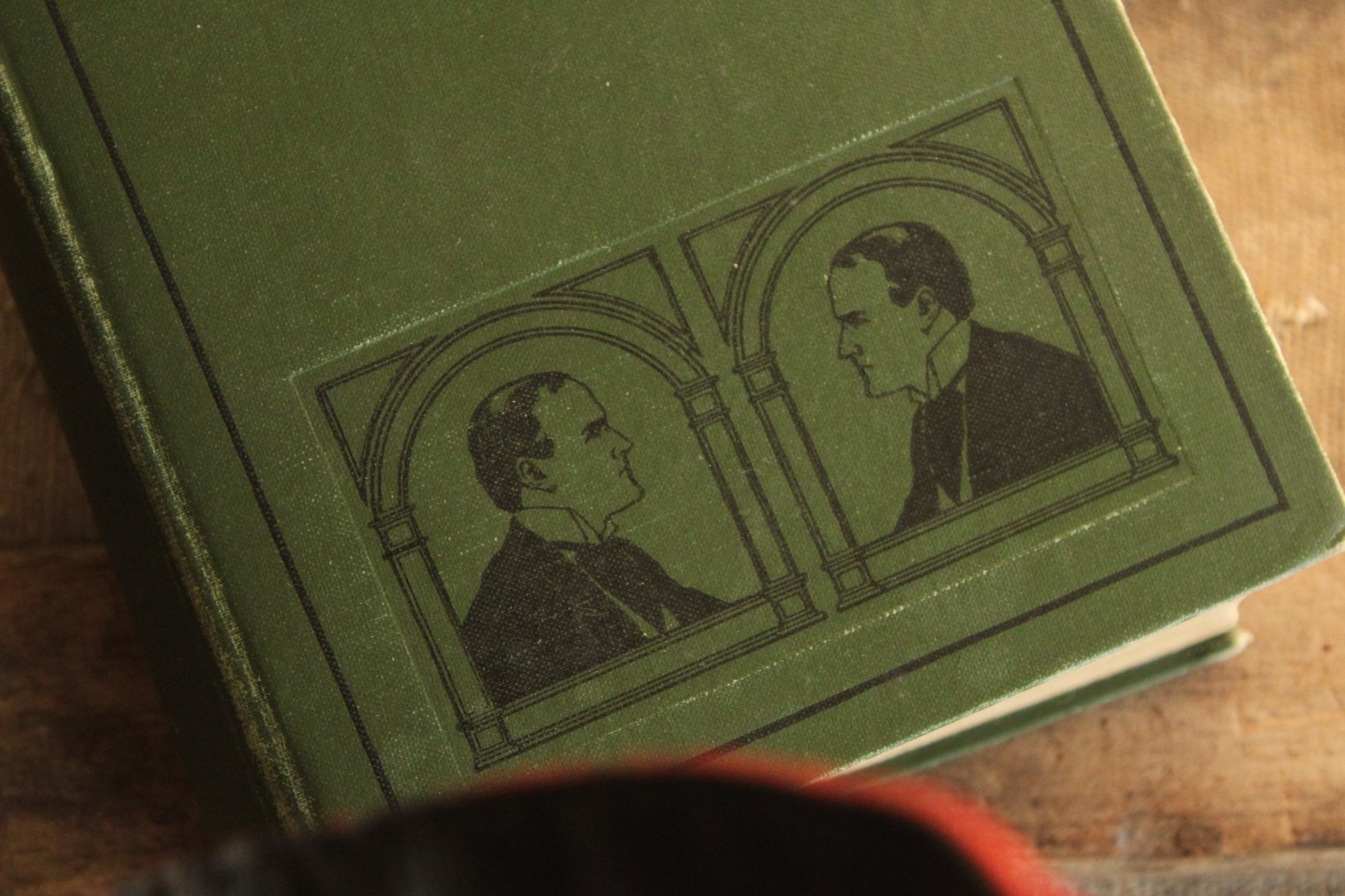 Vintage 1900s Book, "The Masquerader" by Katherine Cecil Thurston, Published by Harper & Bros., Green and Gold