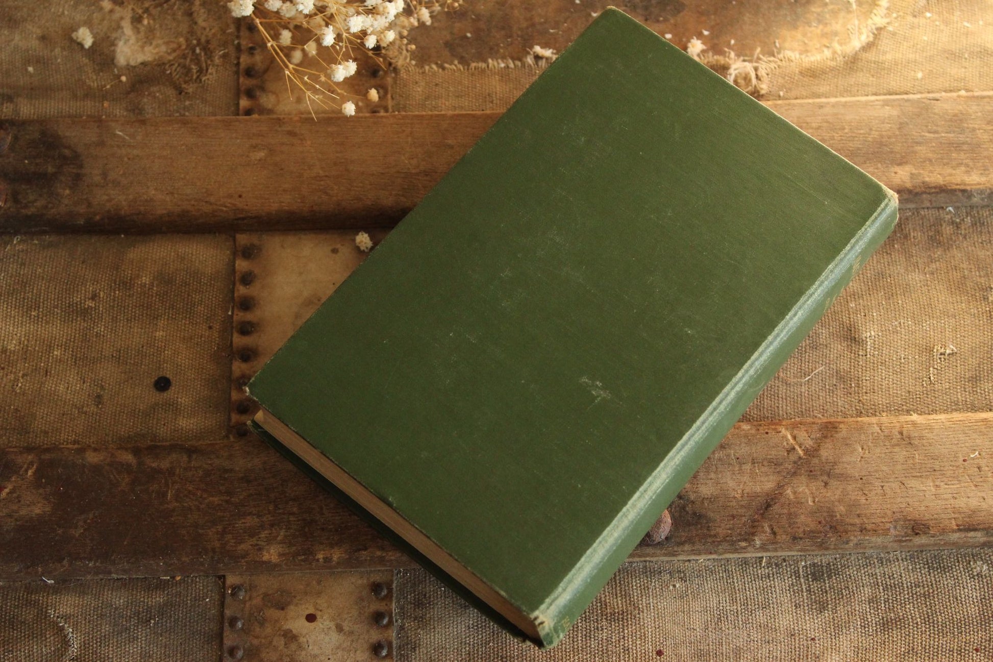 Vintage 1900s Book, "The Masquerader" by Katherine Cecil Thurston, Published by Harper & Bros., Green and Gold