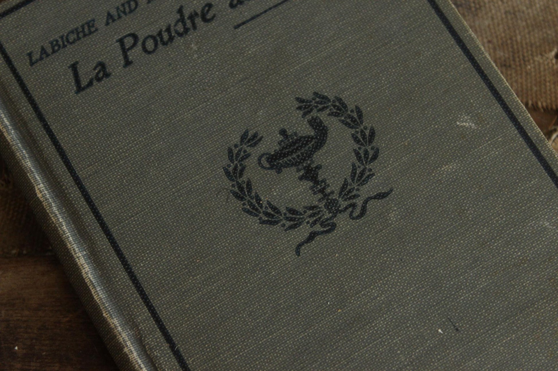 Vintage Antique 1890s Book, "La Poudre aux Yeux", Labiche Martin, Edited by Benjamin Wells