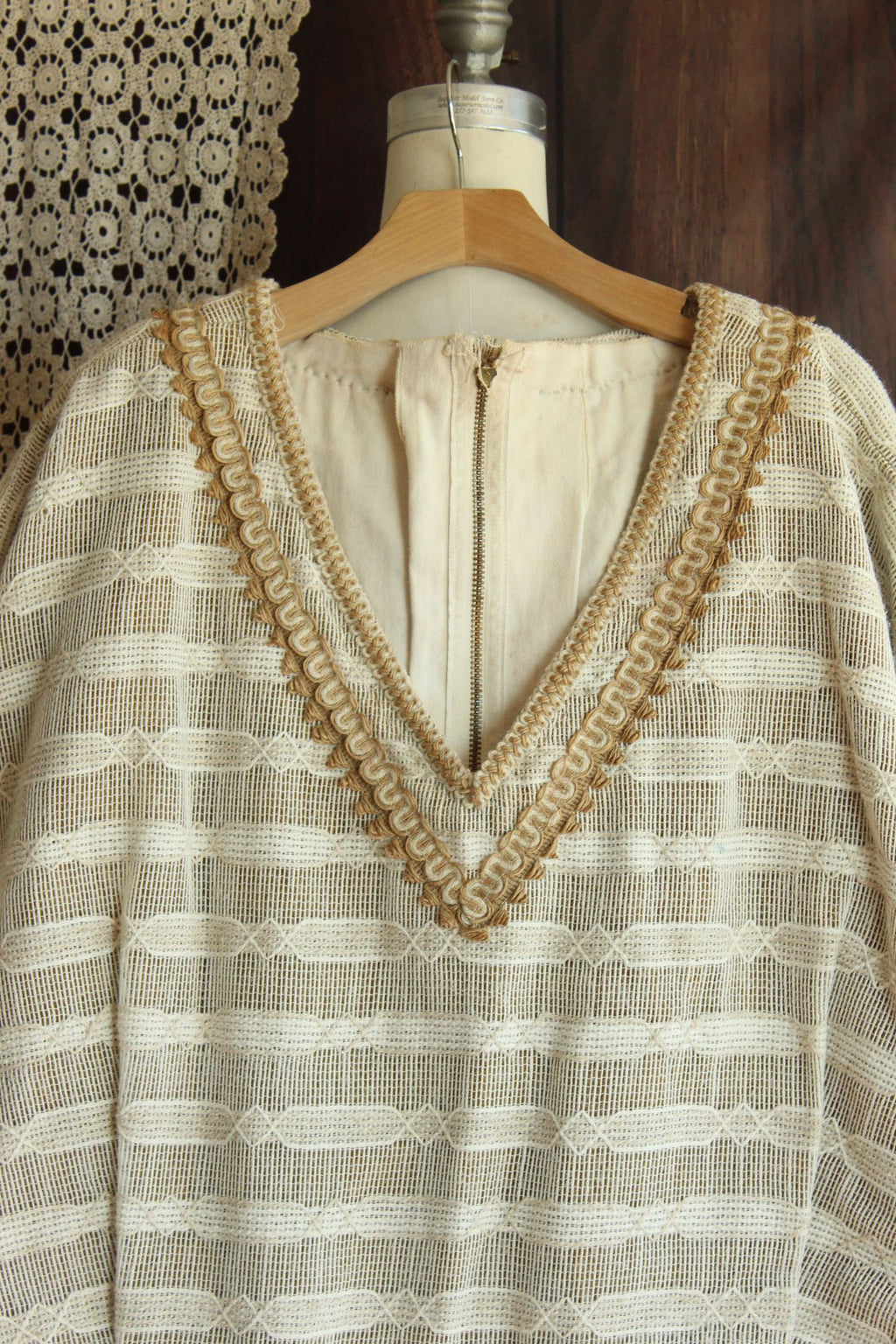 Vintage Mans Roman Style Costume Tunic Worn by Richard Kiel