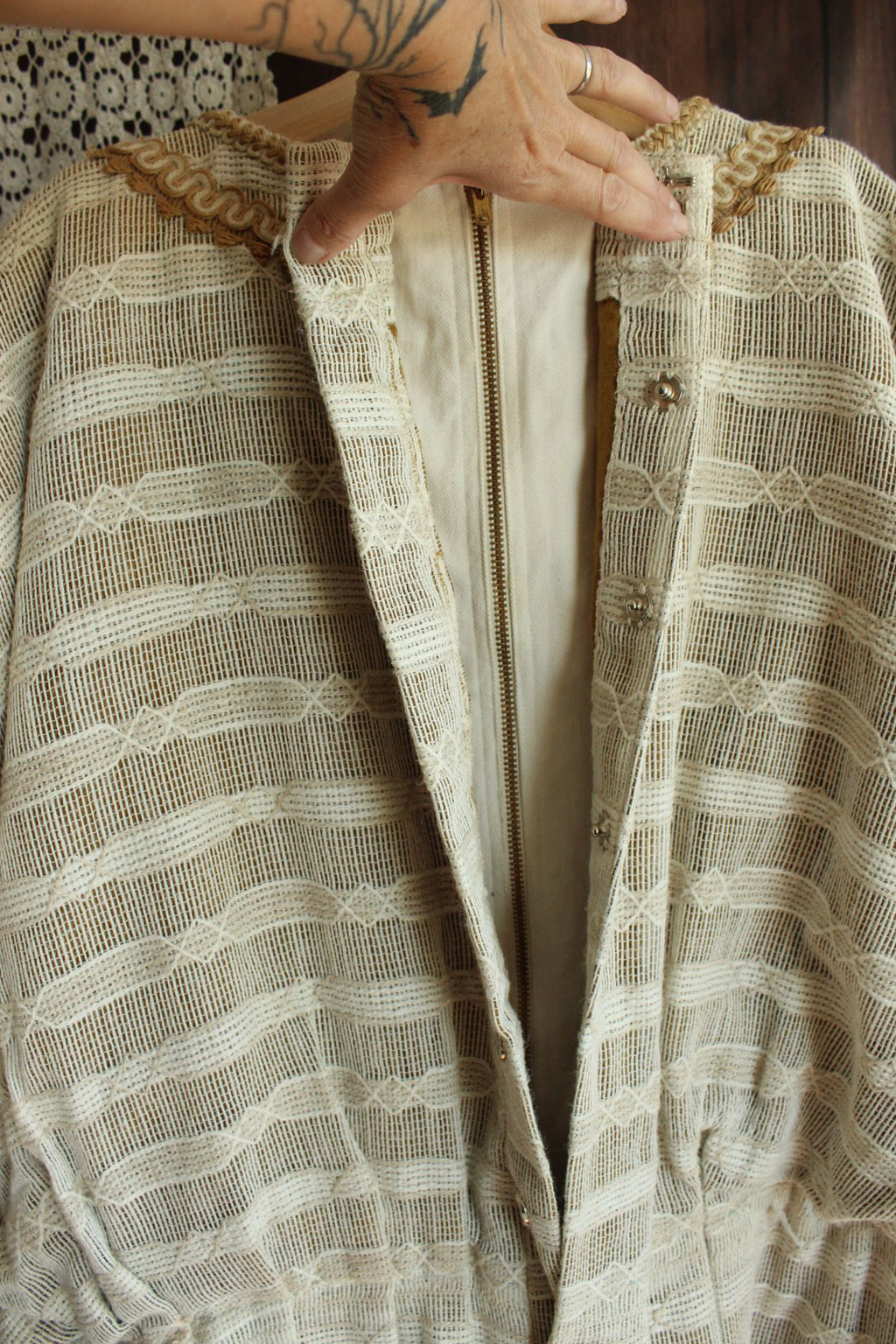 Vintage Mans Roman Style Costume Tunic Worn by Richard Kiel