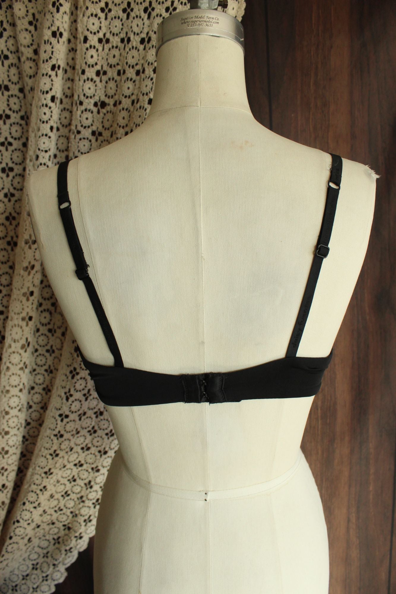 Push Up Bra, Black, Daisy Fuentes, Size 34D
