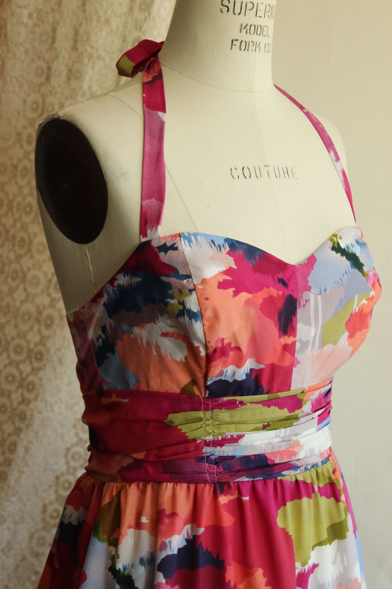 Guess womens mini Dress, New with tags, Veronica Watermark, Size 9