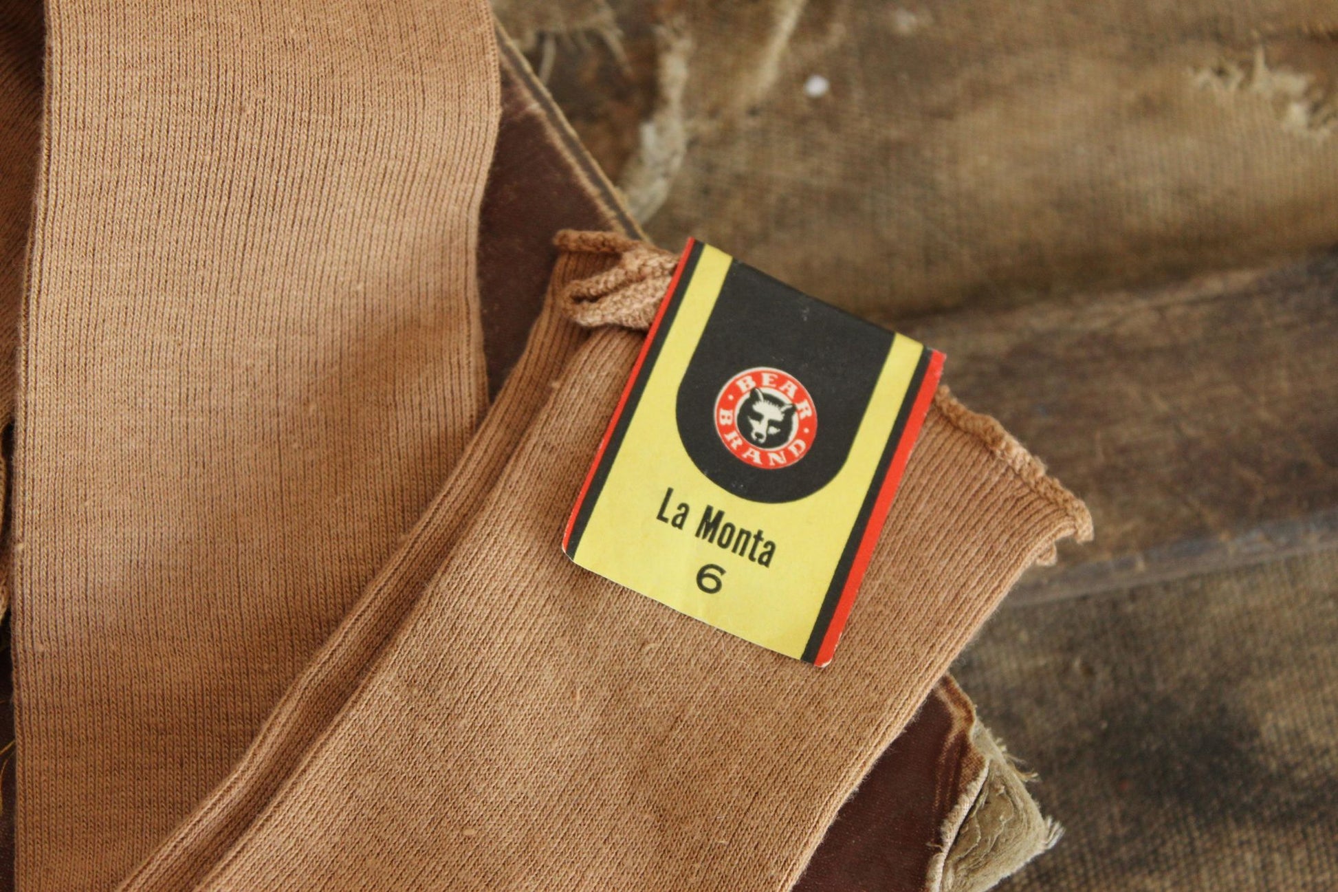 Vintage New with Tags Beige Thigh High Children's Socks