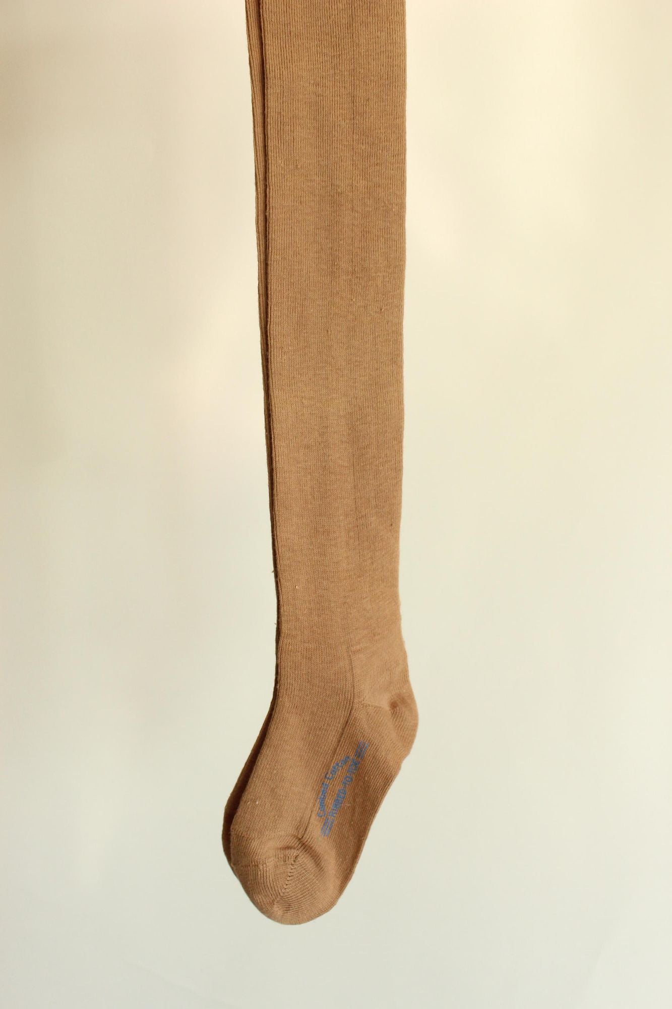 Vintage New with Tags Beige Thigh High Children's Socks