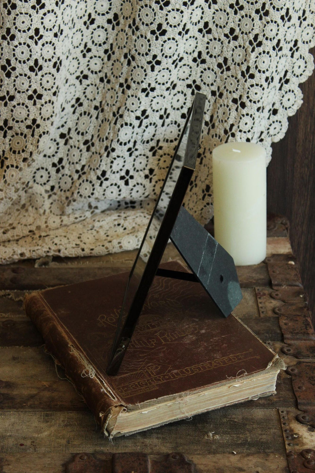 Vintage 1930s Black and White Studio Men's Portrait Photograph