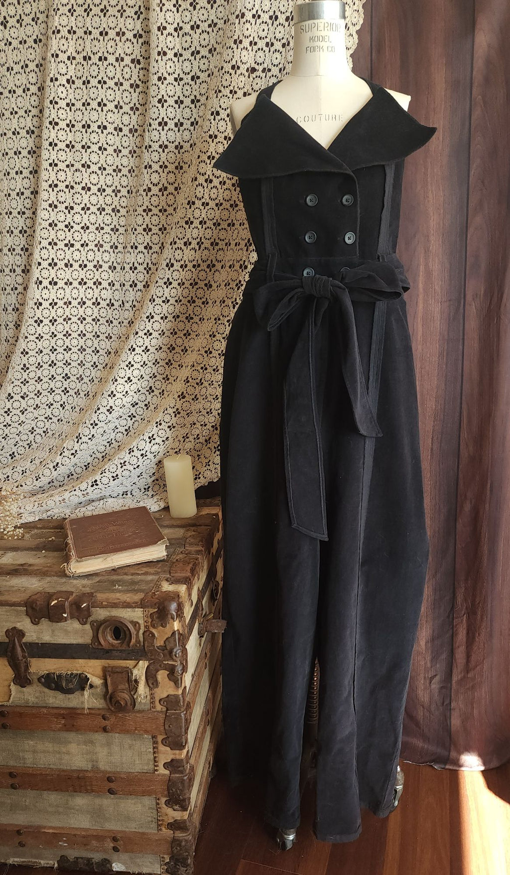 Making the Cut Womens Jumpsuit, NWT Black, Size Large, Volup