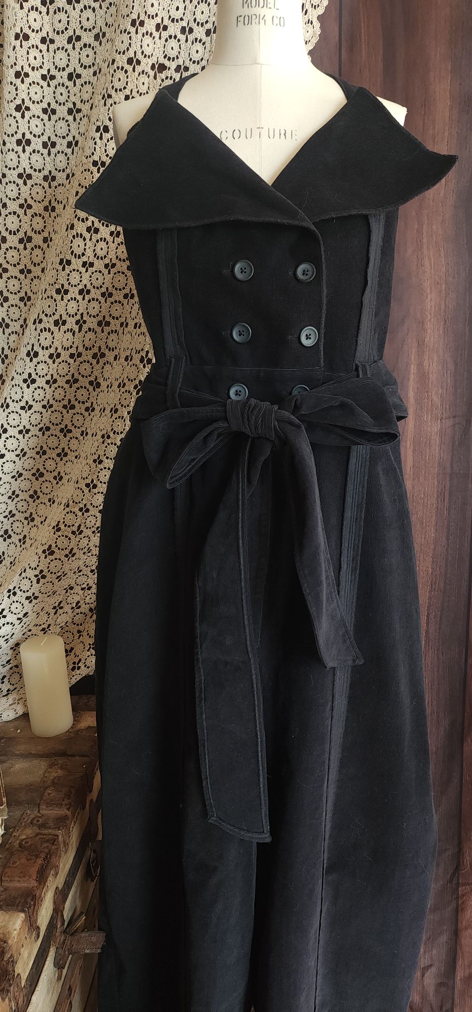 Making the Cut Womens Jumpsuit, NWT Black, Size Large, Volup
