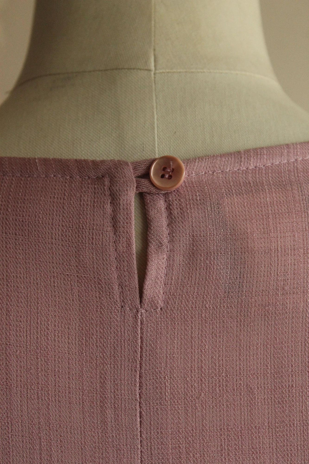 Vintage 1980s Campus Casuals Pink Woven Top