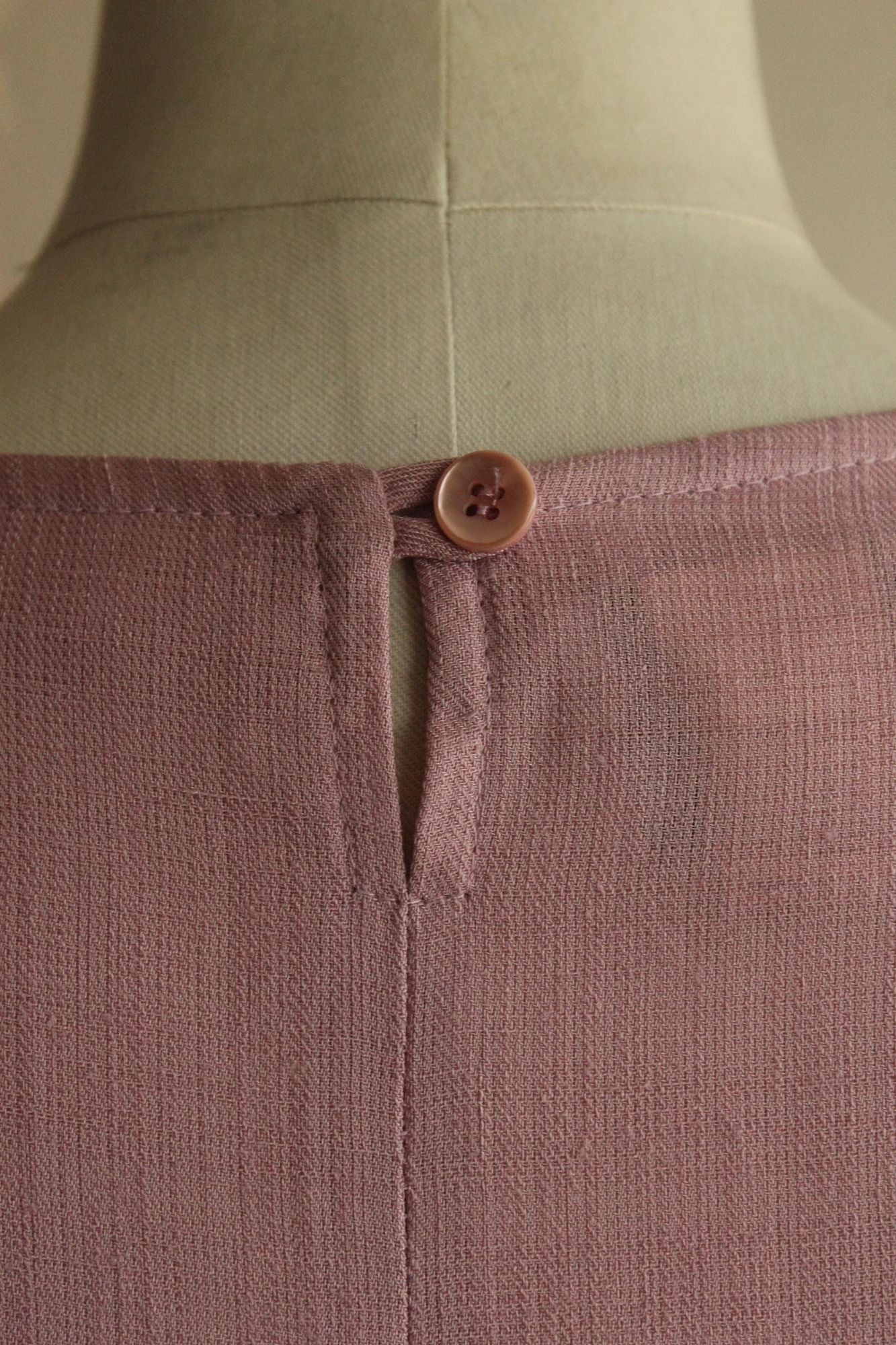 Vintage 1980s Campus Casuals Pink Woven Top