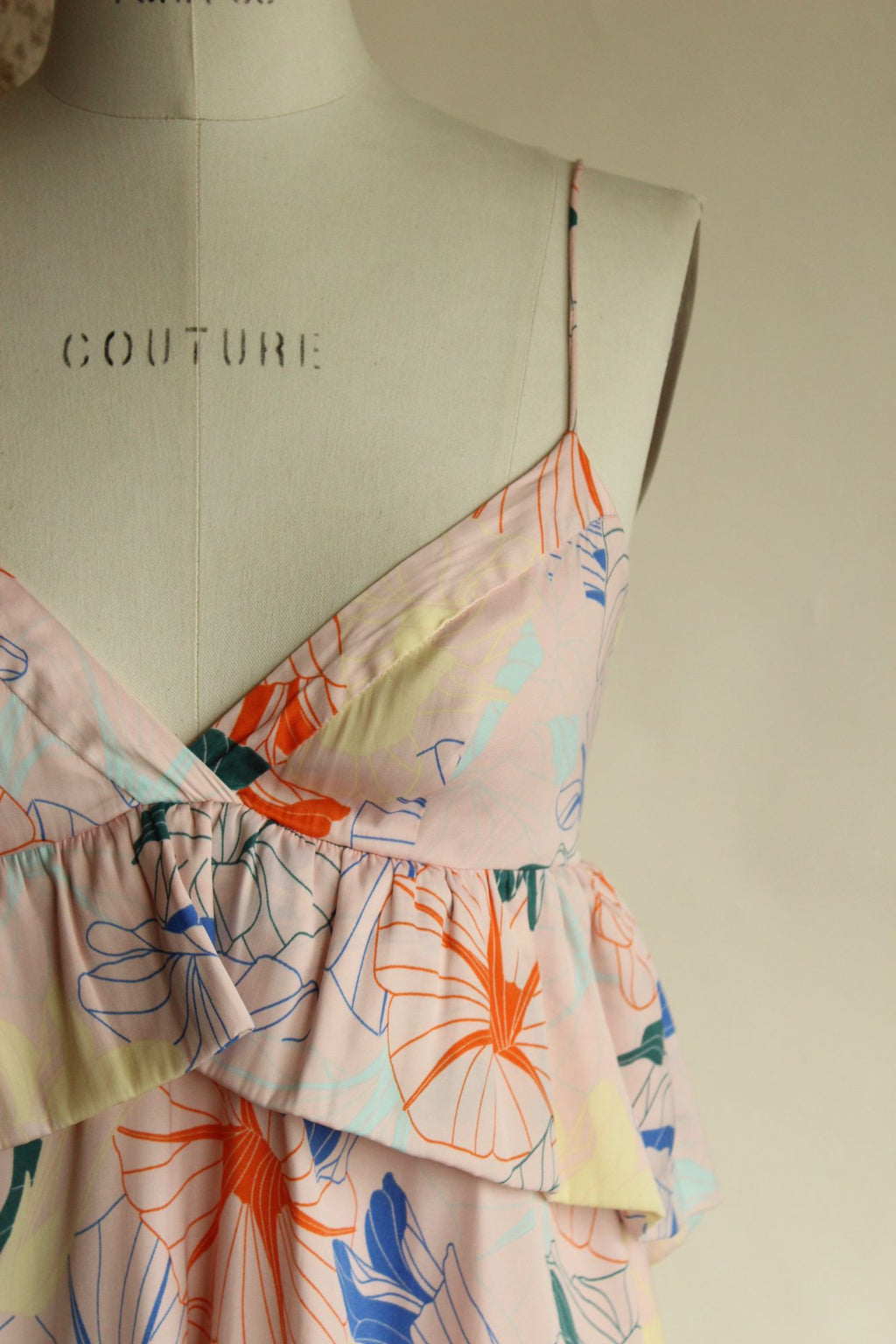 Alice & UO, Anthropologie, Heaven Ruffle Dress, Size 2, Babydoll style