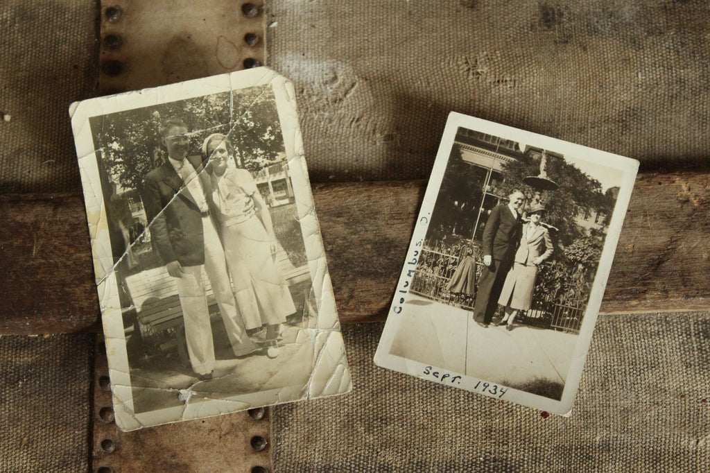 Vintage 1930s Man And Woman Snapshots