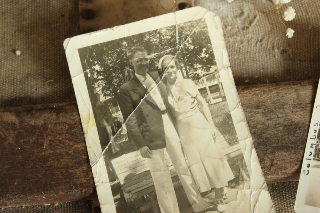 Vintage 1930s Man And Woman Snapshots