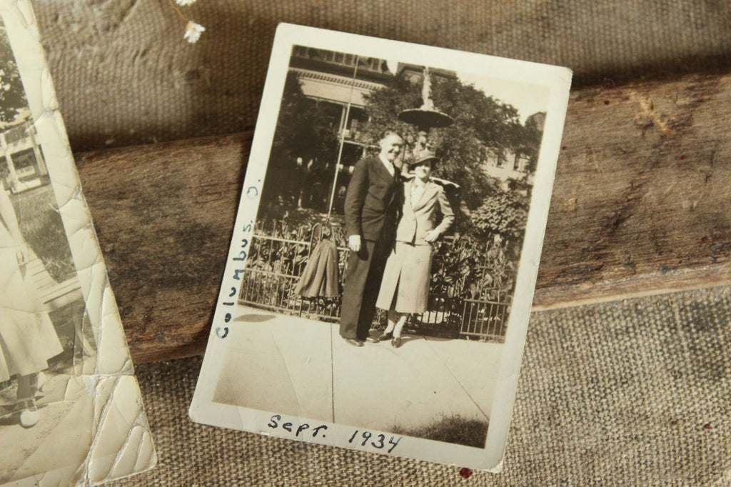 Vintage 1930s Man And Woman Snapshots