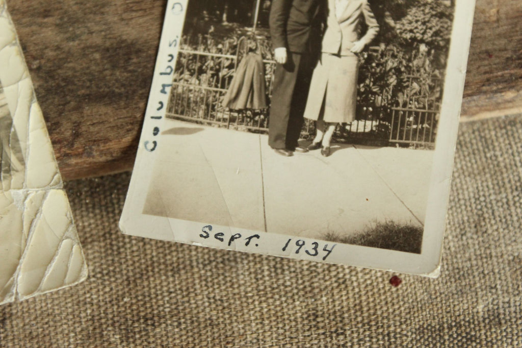 Vintage 1930s Man And Woman Snapshots