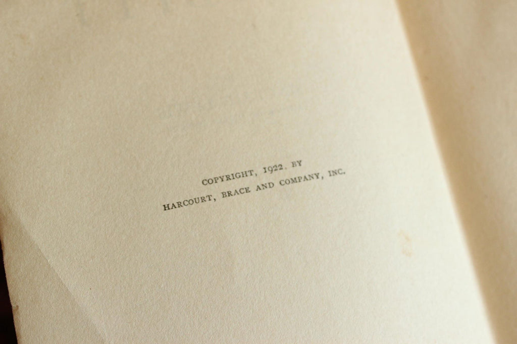Vintage 1920s Book, "Babbitt" by Sinclair Lewis, 1922, Possible First Edition