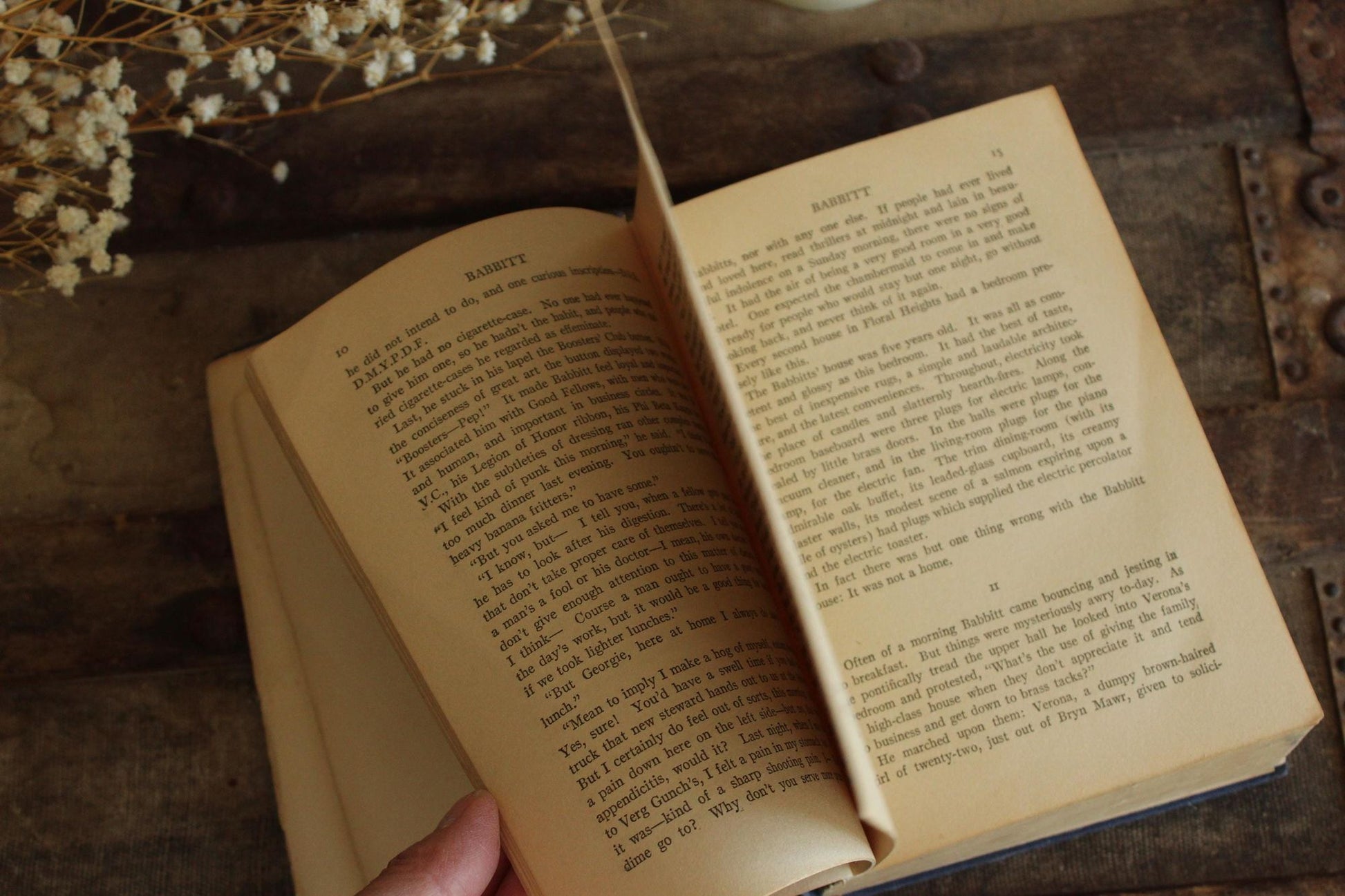 Vintage 1920s Book, "Babbitt" by Sinclair Lewis, 1922, Possible First Edition