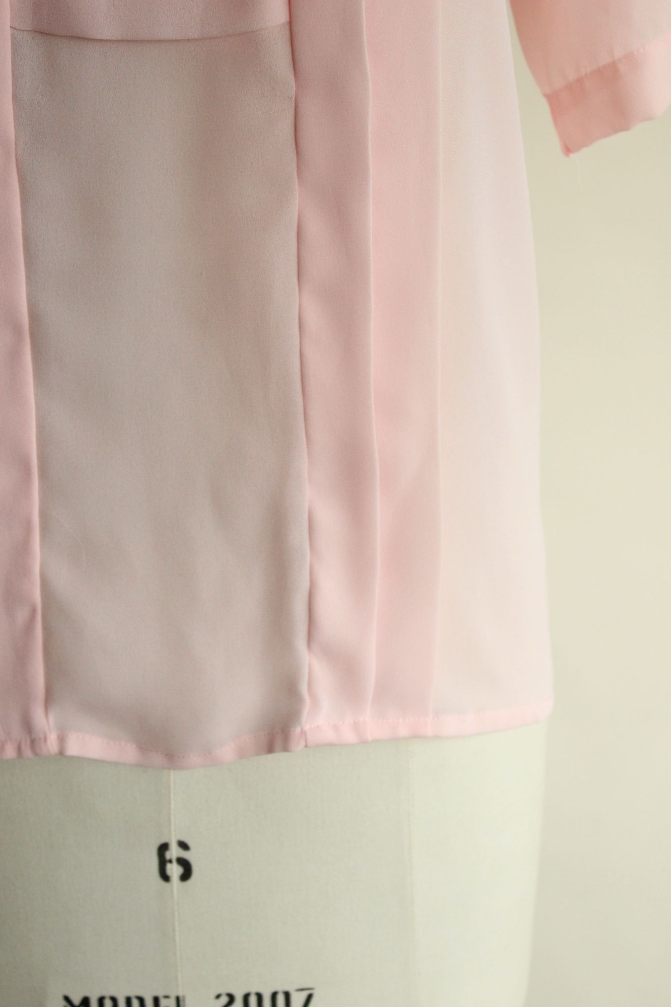 Vintage 1980s 1990s Laura & Jayne Pink Pleated Blouse