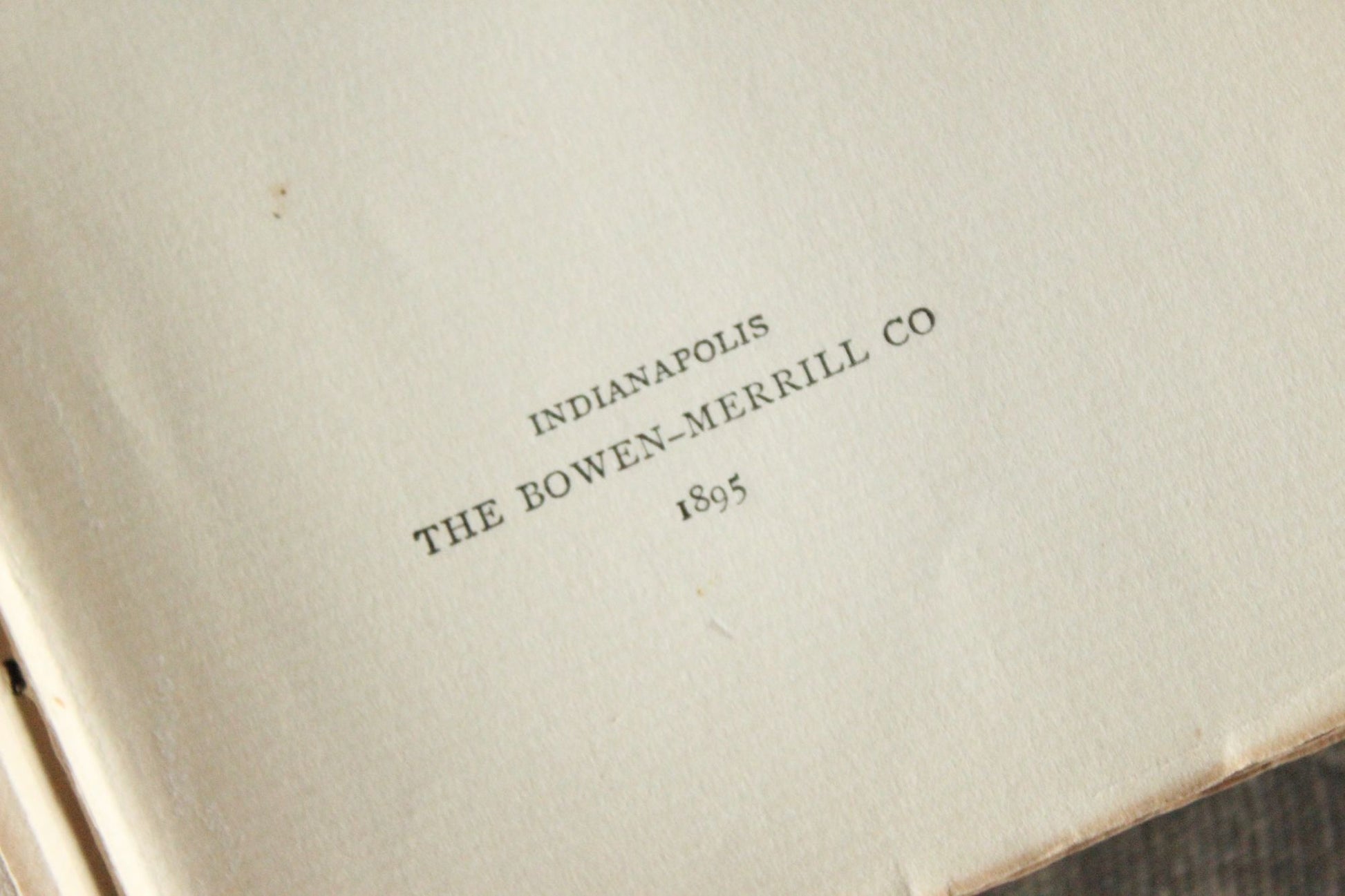 Vintage Antique 1890s Book, "Rhymes of Childhood" by James Whitcomb Riley